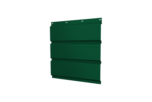 Софит металлический полная перфорация 0,45 PE с пленкой RAL 6005 зеленый мох