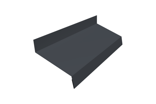 Отлив простой 50 0,5 Velur X RAL 7024 мокрый асфальт (2м)