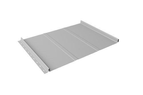 Кликфальц Line Grand Line 0,45 Drap TX с пленкой на замках RAL 7047 телегрей 4