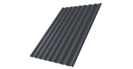 Профнастил С20R Grand Line 0,5 PurLite Мatt RAL 7024 мокрый асфальт