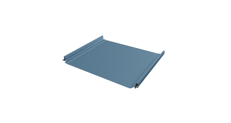 Кликфальц Pro Grand Line 0,45 Drap TX с пленкой на замках RAL 5024 пастельно-синий