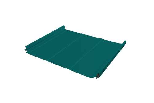 Кликфальц Pro Line Grand Line 0,45 PE с пленкой на замках RAL 5021 водная синь