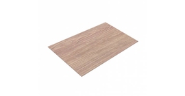 Плоский лист 0.45 Print Elite с пленкой White Wood TwinColor