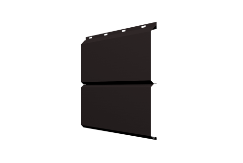 ЭкоБрус 0,345 GL 0.45 Drap с пленкой RAL 9005 черный