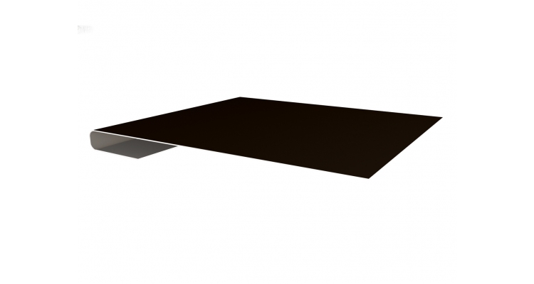 Планка завершающая простая 65мм Satin Matt RR 32 темно-коричневый