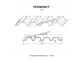 Профнастил Н60 x 845 A NormanMP ПЭ 01 RAL 1015 0,5 мм