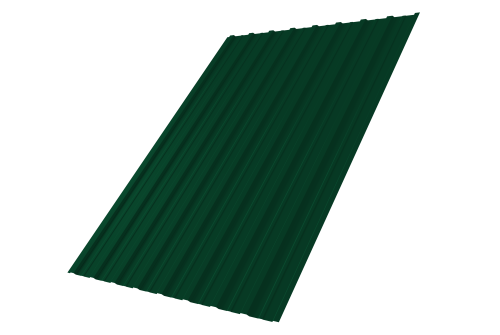 Профнастил С10A 0,5 Satin RAL 6005 зеленый мох