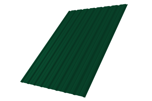 Профнастил С10В 0.7 PE RAL 6005 зеленый мох