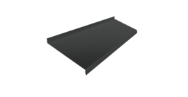 Отлив простой 250 0,5 Satin с пленкой RAL 7016 антрацитово-серый (3м)