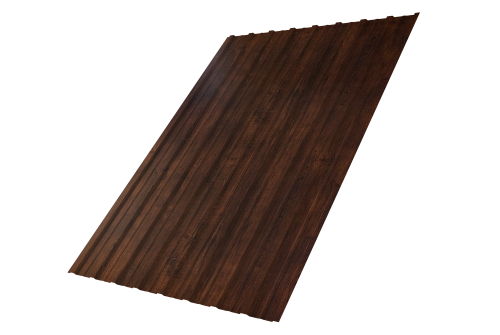 Профнастил С10A 0,45 Print Premium Cherry Wood Dark FTC