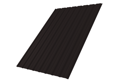 Профнастил С10B 0.5 Velur X RAL 9005 черный