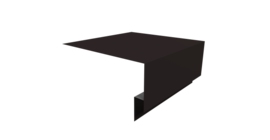 Планка околооконная сложная Блок-хаус new 200х75х27 0,45 Drap ST RAL 9005 черный (3м)