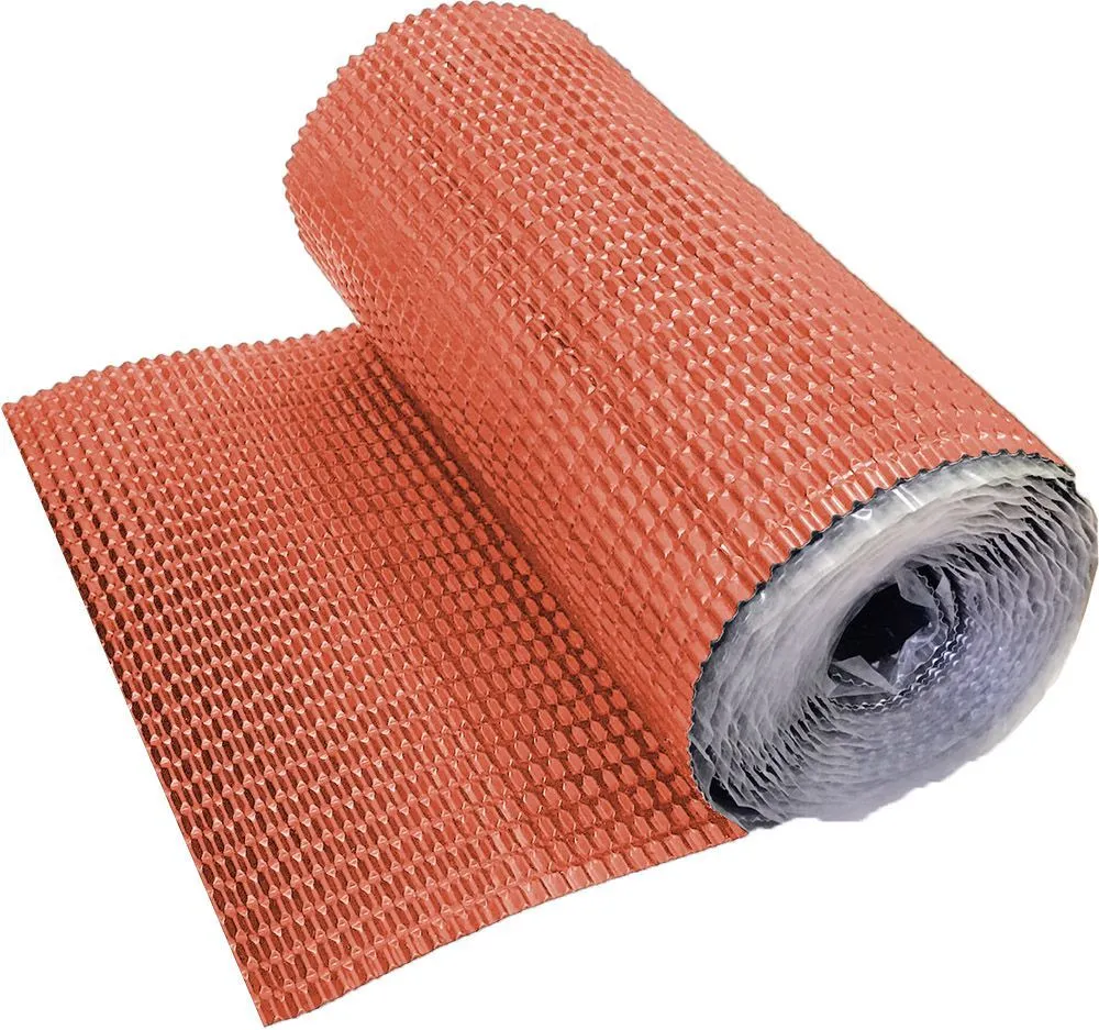 Лента для примыкания гофрированная алюминиевая Optima кирпичная, 280 мм, 2.5м