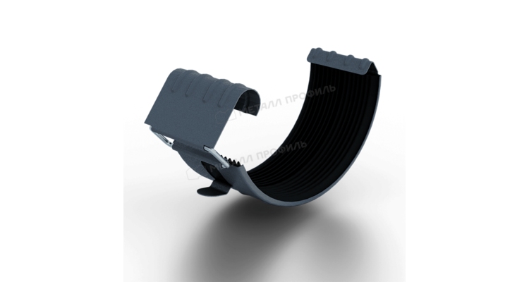 Соединитель желоба Металл Профиль Foramina Freeze D125 Grey