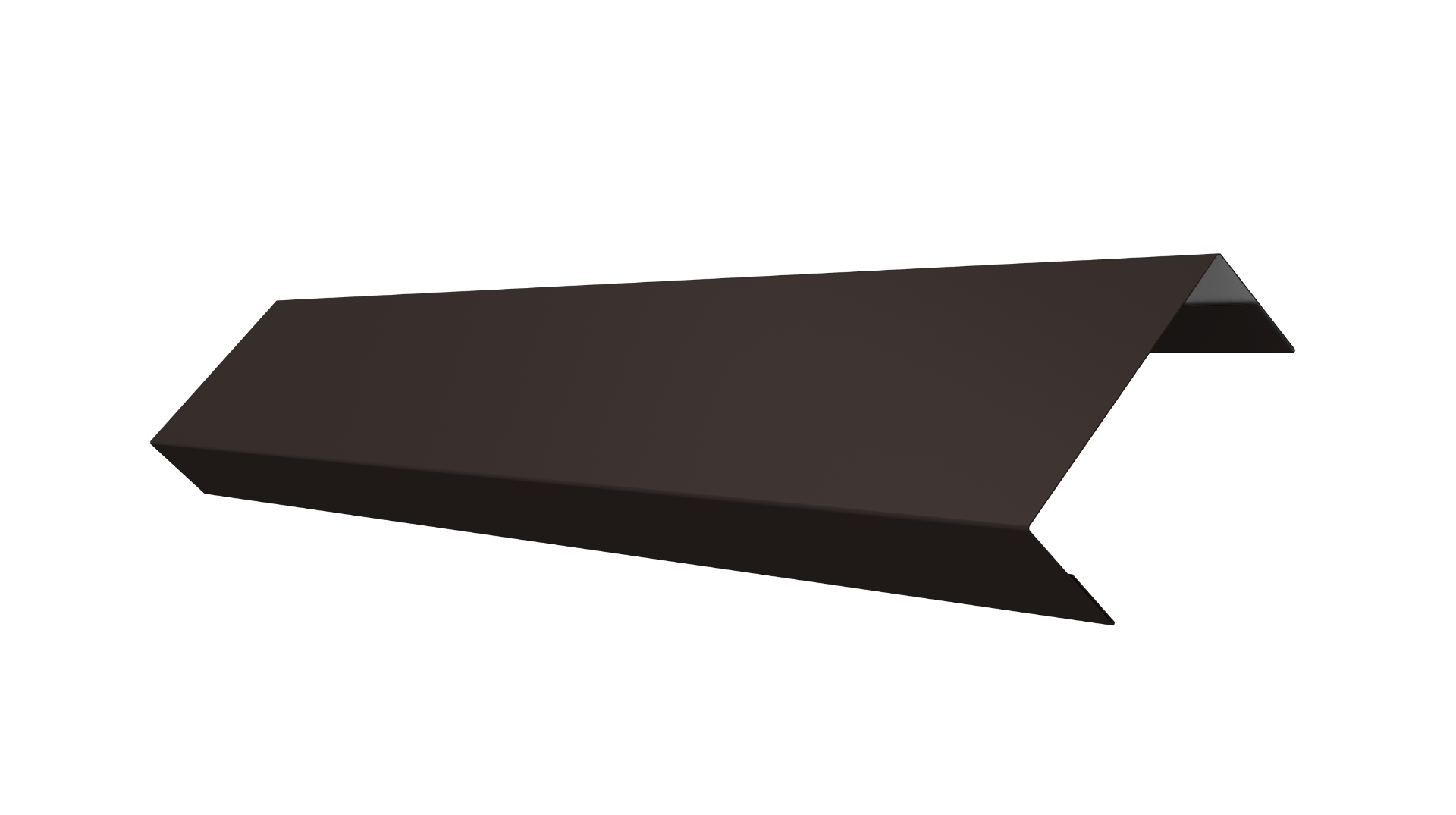 Ламель лицевая 50 забора жалюзи Texas 0.45 Drap TX RR 32 темно-коричневый