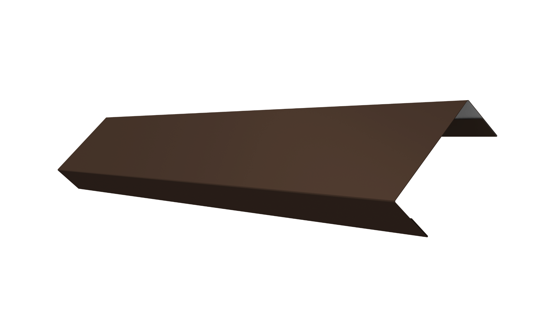 Ламель обратная 50 забора жалюзи Texas 0.5 Drap TX RAL 8017 шоколад