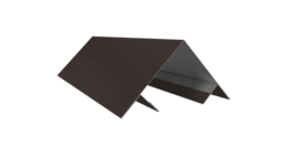 Планка угла внешнего составная верхняя 0,45 Drap ST RR 32 темно-коричневый (3м)