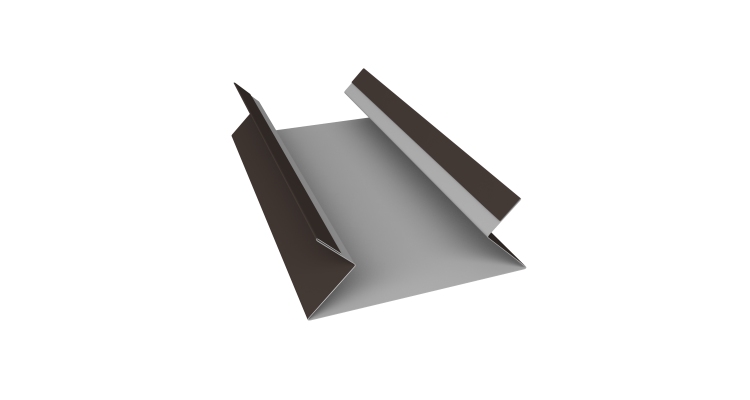 Планка угла внутреннего составная верхняя 0,45 Drap TX RR 32 темно-коричневый (3м)