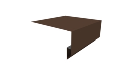 Планка околооконная сложная Экобрус Grand Line 250х75х25 0,5 Drap TX RAL 8017 шоколад (2м)