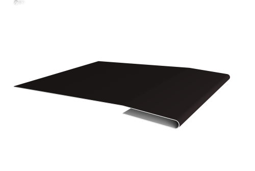 Планка начальная 0,45 Drap RAL 9005 черный (2м)