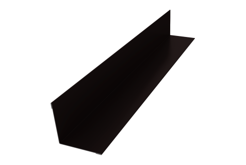 Угол внутренний 50х50 0,45 Drap RAL 9005 черный (3м)