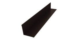Угол внутренний 30х30 0,5 Satin с пленкой RR 32 темно-коричневый (2м)