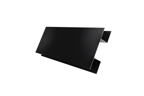 Планка H-образная стыковочная сложная 0,5 Drap TX RAL 9005 черный (2м)