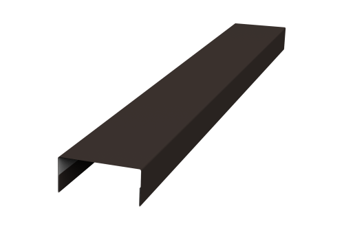 Крышка 30х15 жалюзи Texas 0,5 Satin Matt TX RR 32 темно-коричневый (2м)