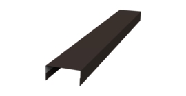 Крышка 30х20 жалюзи Texas 0,45 Drap TR RR 32 темно-коричневый (2м)