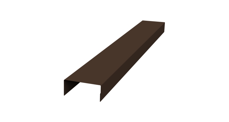 Крышка 30х20 жалюзи Texas 0,45 Drap-double TX RAL 8017 шоколад (3м)