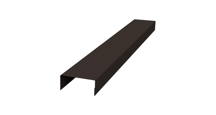 Крышка 45х20 жалюзи Texas 0,5 Rooftop Бархат RR 32 темно-коричневый (3м)