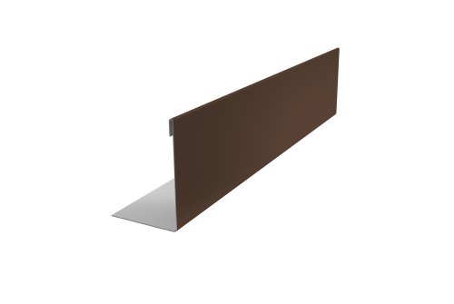 Нащельник 125 Texas 25х35 0,7 PE RAL 8017 шоколад (L1,5)