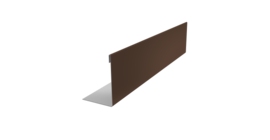 Нащельник 150 Texas 25х35 0,45 PE RAL 8017 шоколад (L1,8)