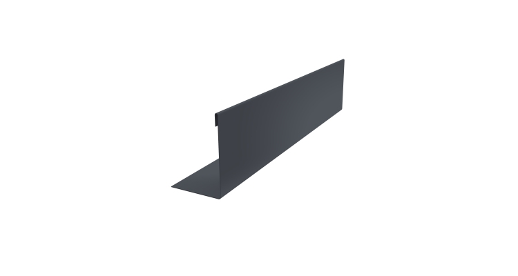 Нащельник 150 Texas 25х35 0,45 PE-Double RAL 7024 мокрый асфальт (L1,5)