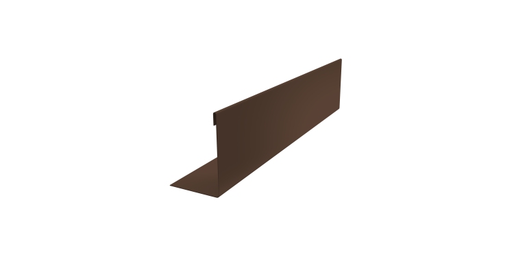 Нащельник 150 Texas 25х35 0,45 Drap TwinColor RAL 8017 шоколад (L1,8)