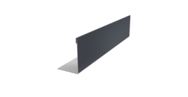 Нащельник 150 Texas 25х35 0,5 Drap RAL 7024 мокрый асфальт (L2,0)