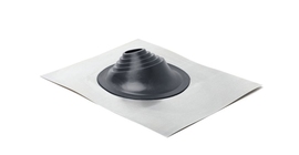 Проходной элемент MF угловой №1 (75-200мм) +185 EPDM (металлический неокрашенный фланец) темно-серый