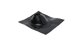 Проходной элемент MF угловой №3.1 (280-460мм) +240 силиконовый (металлический окрашенный фланец) черный