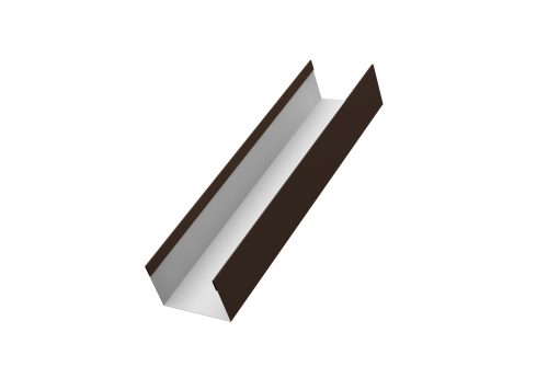 Стойка жалюзи Milan,Tokyo 0,5 Drap RAL 8017 шоколад (1,8м)