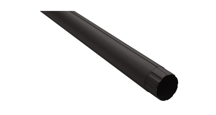 Труба круглая GL PU Matt 90 мм 3 м RR 32 темно-коричневый