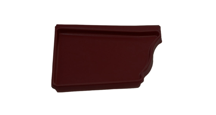 Заглушка левая Vortex Matt 127мм RAL 8017